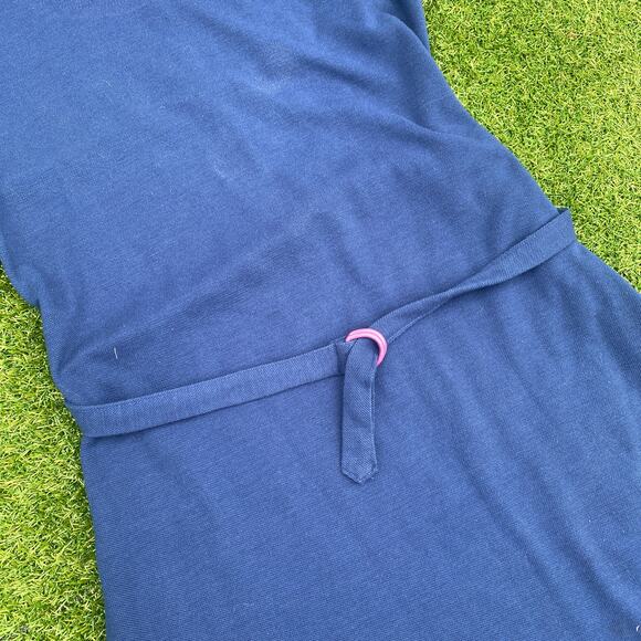 Lacoste David Crystal 1970's Vintage Belted Dress - Picture 5 of 8